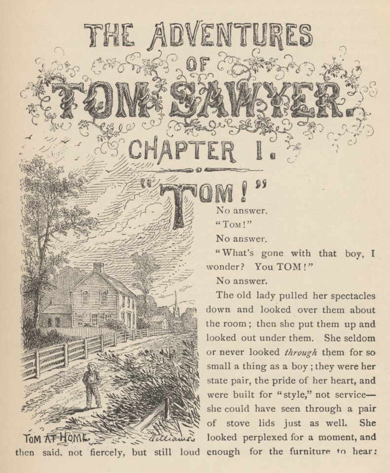 Mark Twain The Adventures of Tom Sawyer Chapter 1